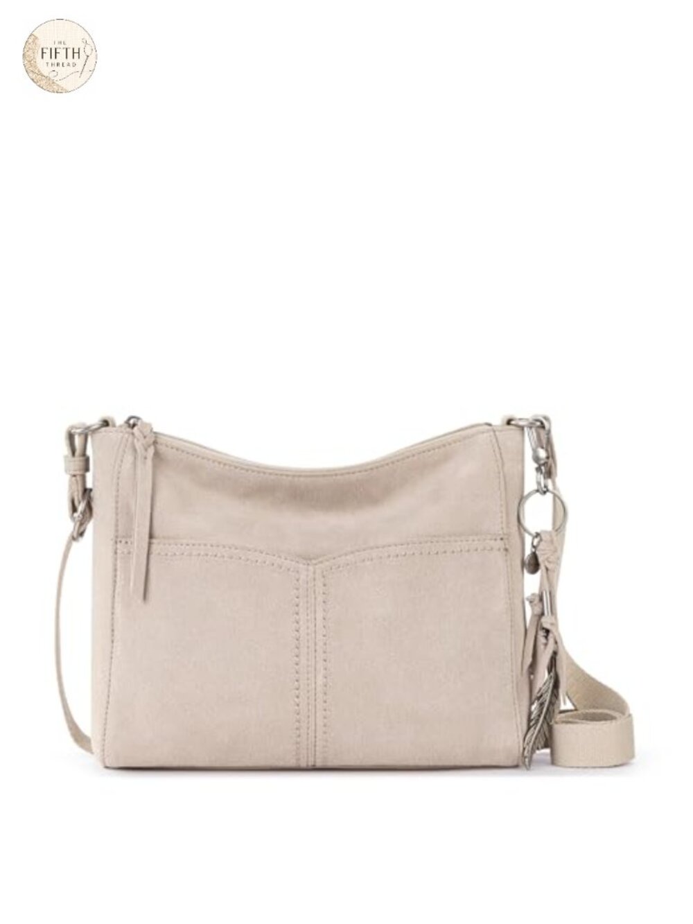 The Sak Alameda Leather Crossbody Purse - Women's Handbag, Zipper Closure